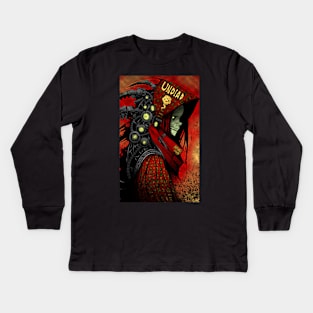 UNDEAD (Full Color 1) Kids Long Sleeve T-Shirt